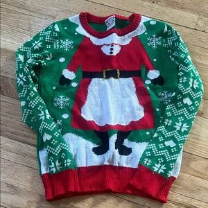 Festive Santa Sweater - Red and Green